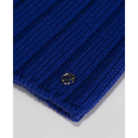 RARE Lululemon Merino Wool Hat Beanie Purple Blue NWOT - Picture 6 of 11